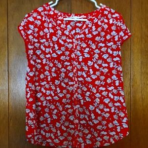 Floral print blouse